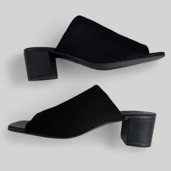 Everlane The Glove Mule in ReKnit in Black Size 7 NEW - Picture 13 of 16